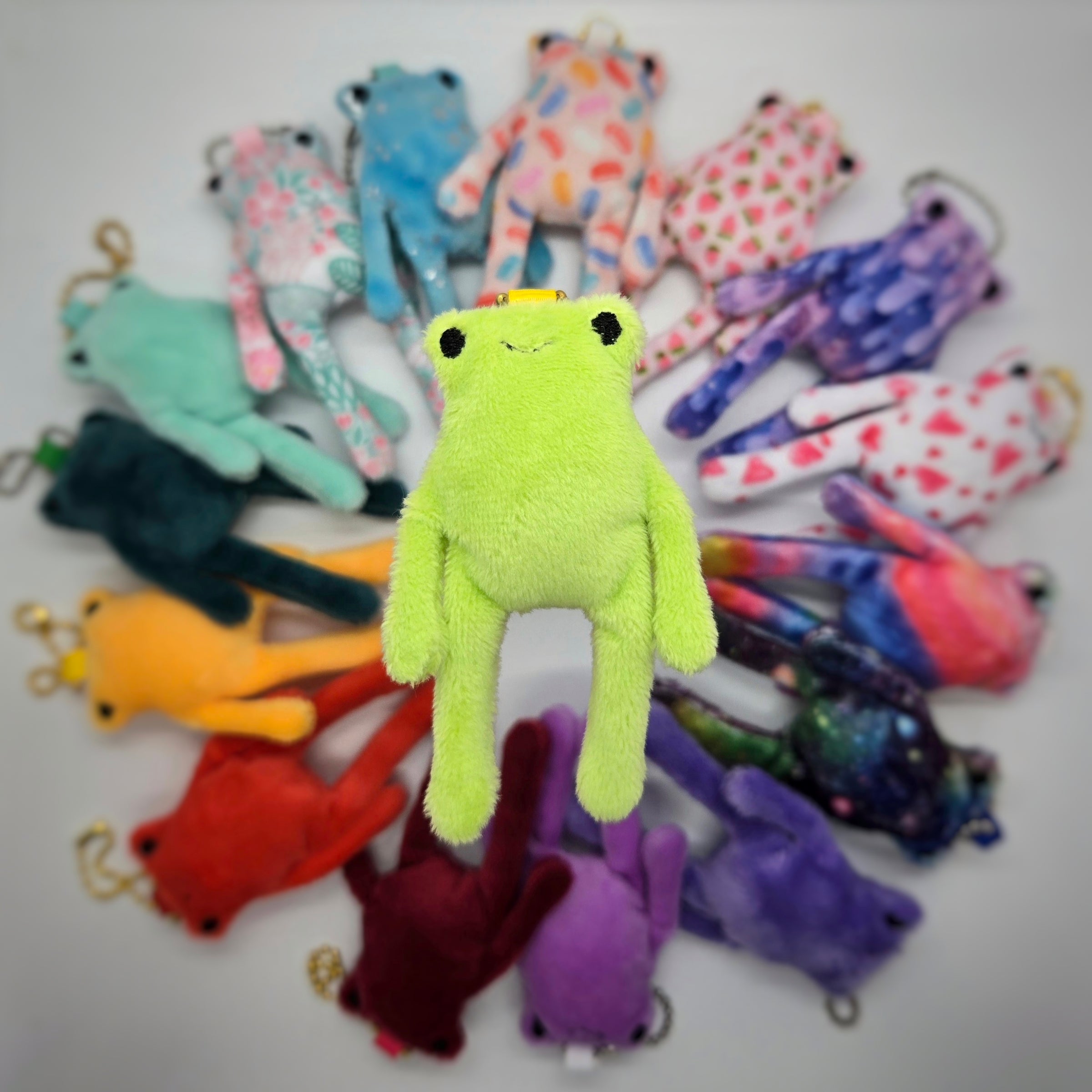 Leggy Frog Keychains
